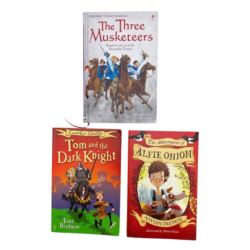 Usborne Musketeers, Knights, & Medieval Book Bundle